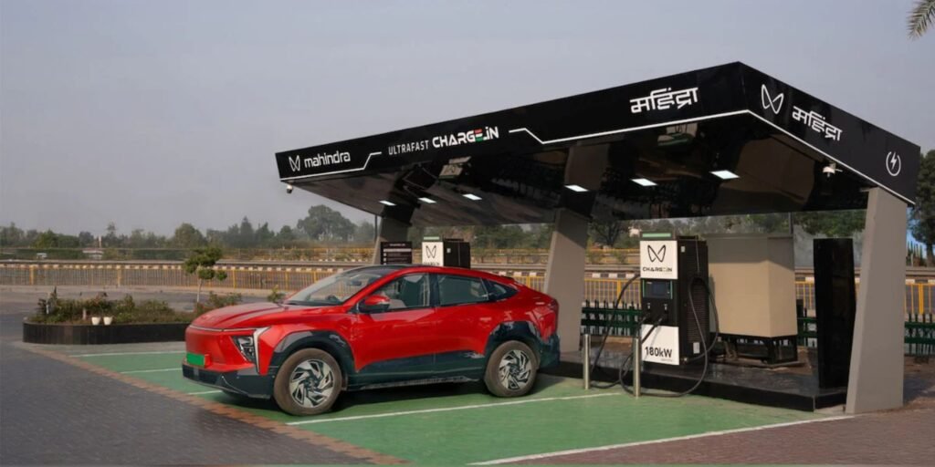 Mahindra launches first two 180kW CHARGE_iN stations